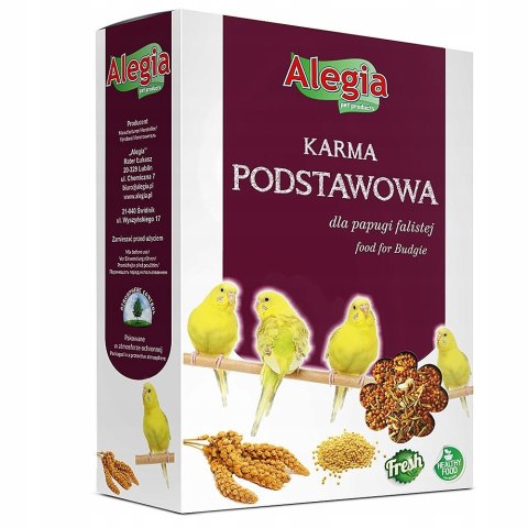 Alegia - karma podstawowa dla papugi falistej 500g