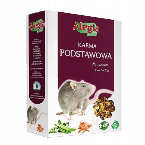 Alegia - karma podstawowa dla szczura 450g