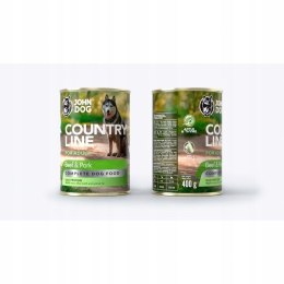 John Dog Country Line Wołowina i Wieprzowina 400g