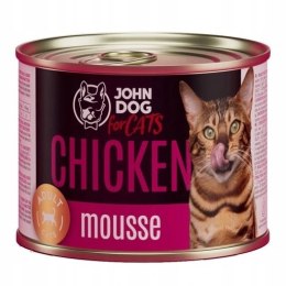 John Dog For Cat Mus Kurczak 200g