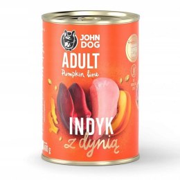 John Dog Pumpkin Adult Indyk z dynią 400g