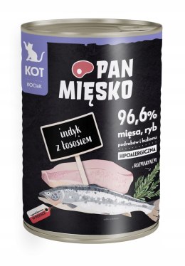 Pan Mięsko Indyk z Łososiem dla Kota Kociaka 400g