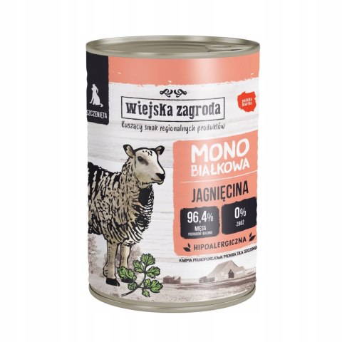 Wiejska Zagroda Monobiałkowa Jagnięcina 400g