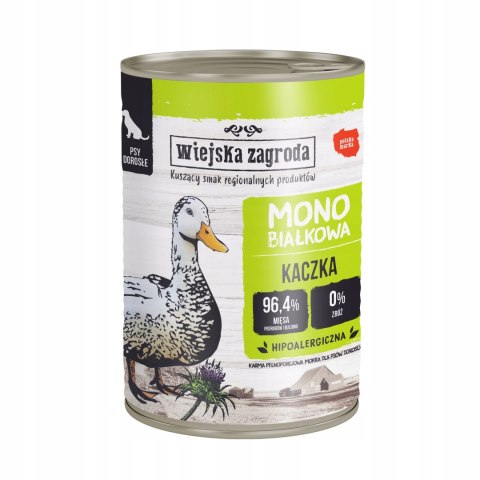 Wiejska Zagroda Monobiałkowa Kaczka 400g