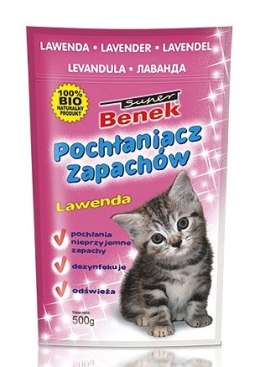 BENEK Pochłaniacz zapachów 450g - lawendowy