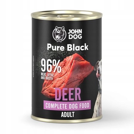 John Dog Pure Black Deer Jeleń 400g