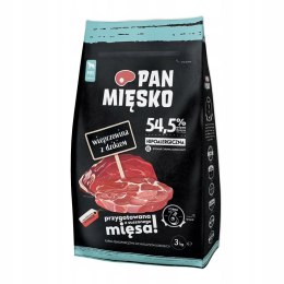 Pan Mięsko Wieprzowina z Dzikiem 3kg Dla Psa