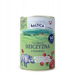 Baltica Dziczyzna z Żurawiną 400g