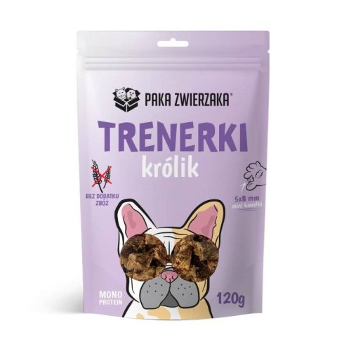 Paka Zwierzaka Trenerki 120g Królik