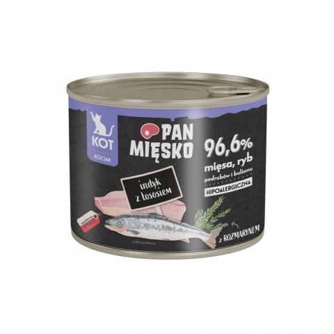 Pan Mięsko Indyk z Łososiem 200g