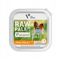 Vet Expert Raw Paleo Tukrey Pate Mini Adult 150g