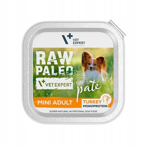 Vet Expert Raw Paleo Tukrey Pate Mini Adult 150g