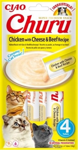 Churu Krem Cat 56g Chicken Cheese Beef