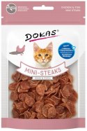 Dokas Kot Mini Steaks 25g Kurczak i Ryba 204982