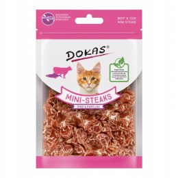 Dokas Kot Mini Steaks 25g Wołowina i Ryba 205019