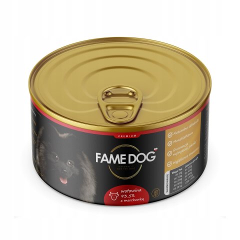 FAME DOG - Wołowina z marchewką 410g