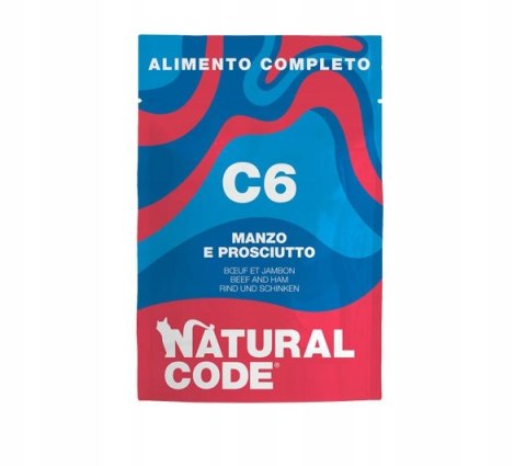 Natural Code Cat 70g C6 Wołowina