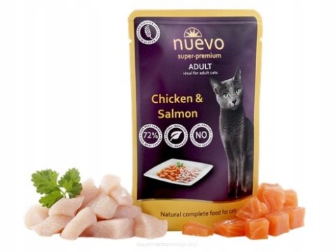 Nuevo Adult Chicken and Salmon 85g