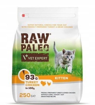 Raw Paleo 250g Kitten Kurczak Indyk