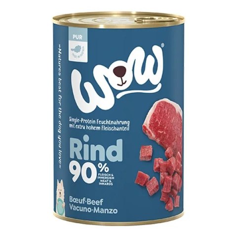 WOW Pur 400g Rind - Wołowina