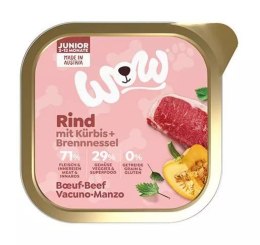 Wow Junior Rind Wołowina z Dynią i pokrzywą 150g