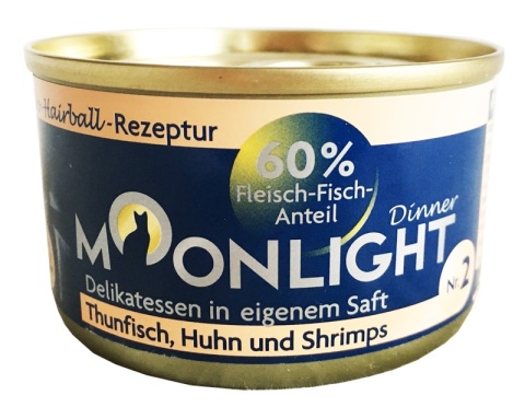 Moonlight 80g Tuńczyk + Kurczak + Krewetki NR 2