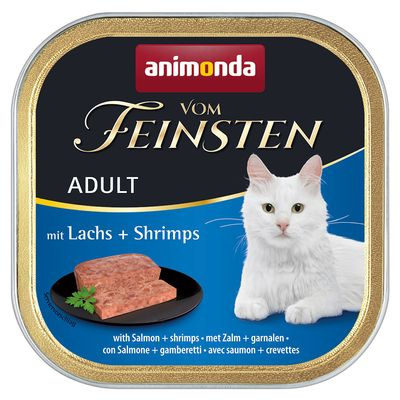 ANIMONDA Vom Feinsten Adult Classic Cat - łosoś i krewetki 100 g