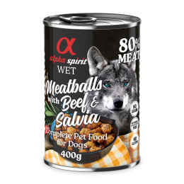 Alpha Spirit Meatball 400g Wołowina z Szałwią