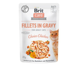 Brit Care Cat Fillets in Gravy Chicken 85g