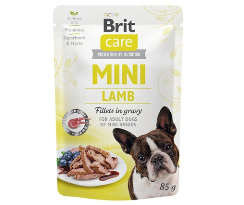 Brit Care Mini Fillets in Gravy with Lamb 85g