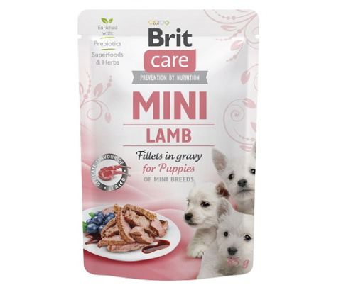 Brit Care Mini Fillets in Gravy with Lamb 85g