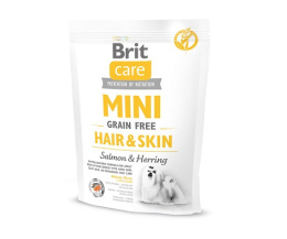 Brit Care Mini Hair & Skin Łosoś ze śledziem 400 g