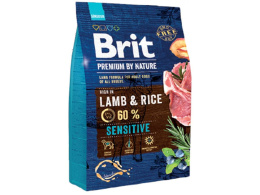 Brit Premium By Nature Sensitive jagnięcina z ryżem 1Kg