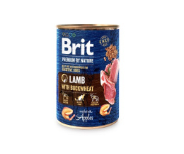 Brit Premium By Nature jagnięciną i gryką 400g