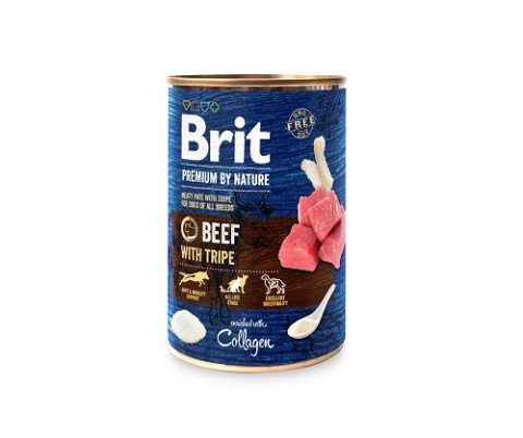 Brit Premium by Nature Wołowina z Podrobami 400g