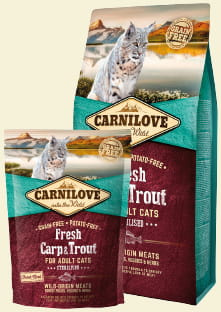 Carnilove Cat Fresh Carp & Trout Sterilised For Adult 400g