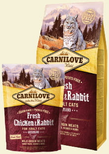 Carnilove Cat Fresh Chicken & Rabbit Gourmand For Adult 400g