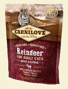 Carnilove Cat Reindeer Energy & Outdoor 400g