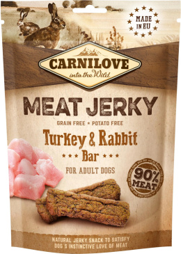 Carnilove Meat Jerky Rabbit & Turkey Bar 100G