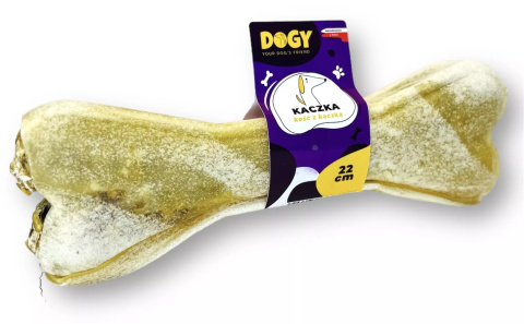 DOGY Kość z kaczką i jabłkiem 22cm