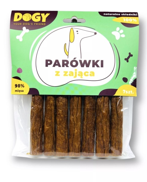 Dogy Parówki z Zająca 7szt