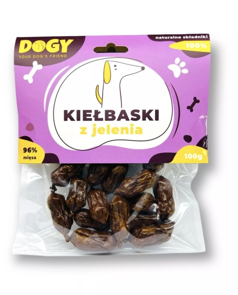 Dogy Kiełbaski z Jelenia 100g