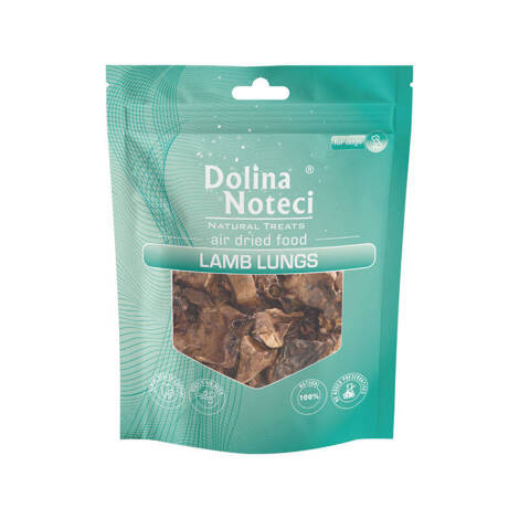 Dolina Noteci Natural Treats Lamb Lungs płuca jagnięce przysmak dla psa 70 g