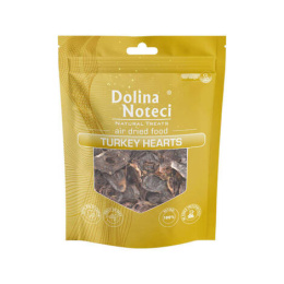 Dolina Noteci Natural Treats Turkey Hearts serca z indyka przysmak dla psa 170 g