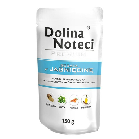 Dolina Noteci Premium bogata w jagnięcinę saszetka 150 g