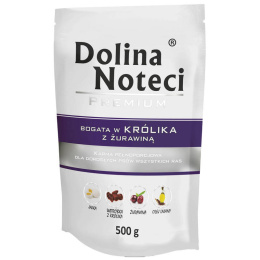 Dolina Noteci Premium bogata w królika z żurawiną saszetka 500 g