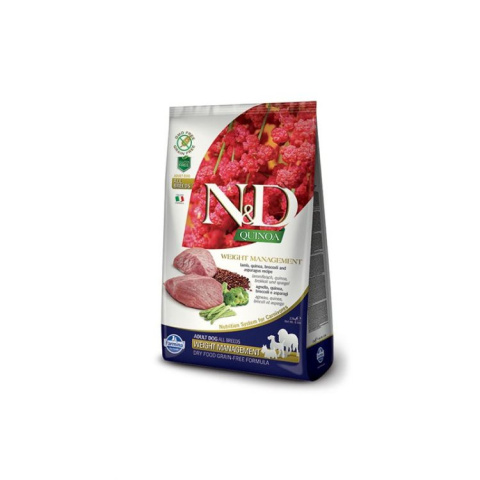 Farmina N&D Quinoa Weight Managment Lamb 2.5 KG