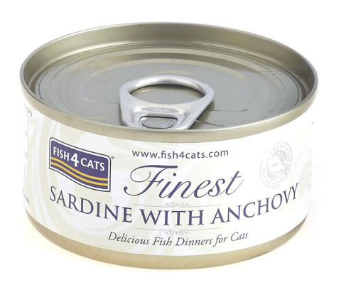 Fish4Cat 70g WET Sardine with Anchovy