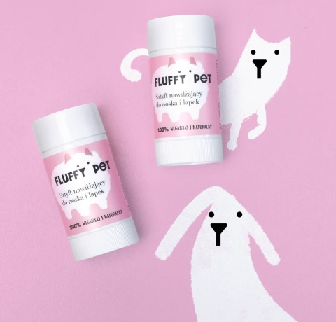 Fluffy Pet Sztyft Nawilżajacy Dla Psa Do Łapek I Noska 23 ML