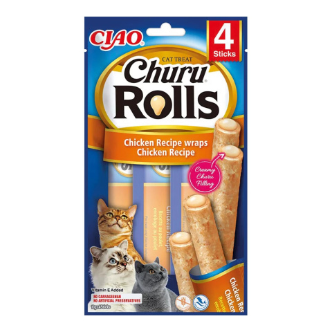 INABA CAT Churu Rolls kurczak 4x10g (40g)